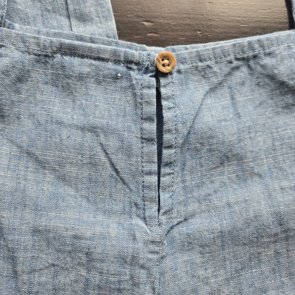 Little Co Girls Sz 8 Embroidered Floral 100% Organic Cotton Wide Leg Romper NWT - Picture 6 of 6